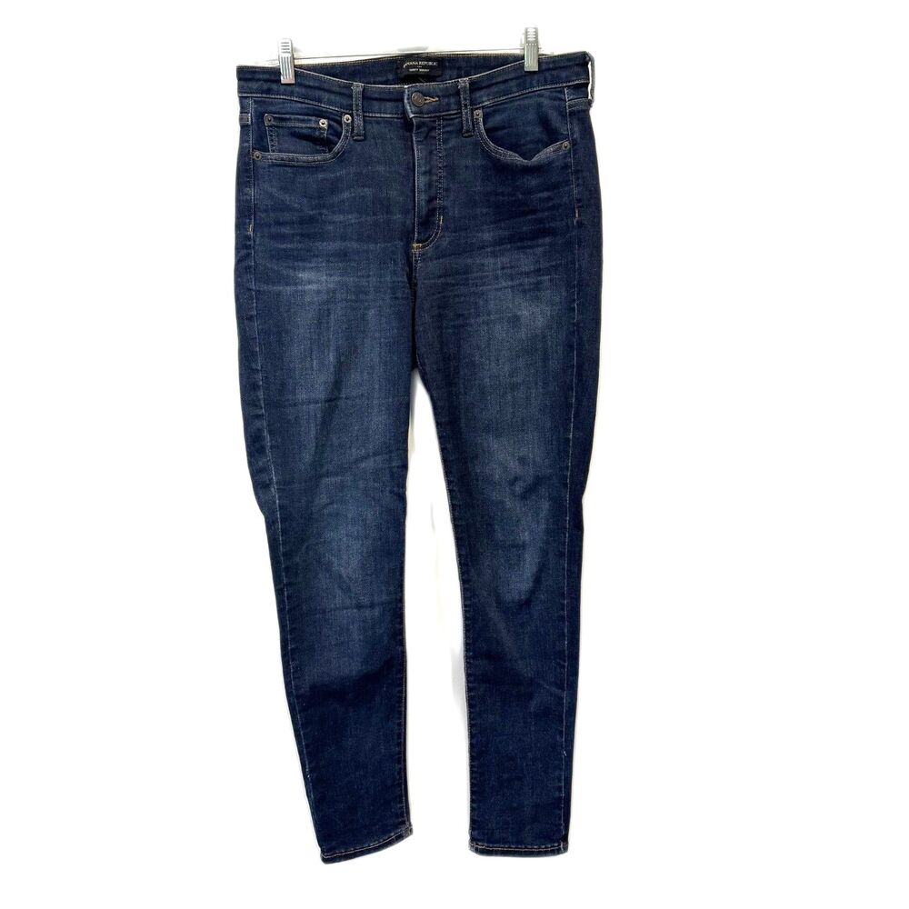 Banana Republic Jeans Curvy Skinny Dark Wash Stretch Denim Women's sz  31, 12
